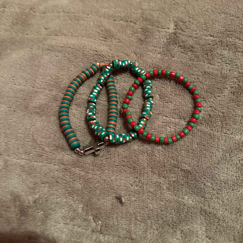 Colorful Beaded Bracelets Set